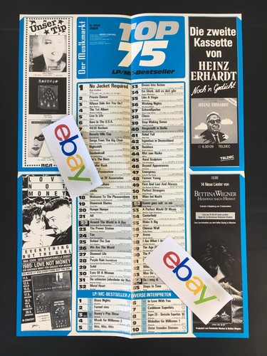 Musikmarkt charts plakat - musikmarkt, lp