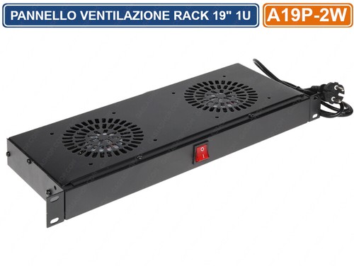 Pannello ventilazione 1u - pannello,
