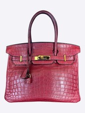 Hermes Red Crocodile & Gold