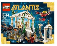 LEGO Atlantis City of Atlantis Poseidon Temple City 7985 Retired|FREE Shipping!
