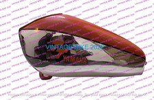 SERBATOIO BENZINA YAMAHA XT TT 500 CROMATO E VERNICIATO ARANCIONE ACCIAIO 1N5...
