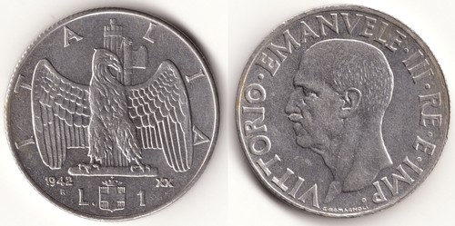 Italia lira 1942 - italia, 1