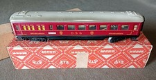 Märklin H0 346/2, auto ristorante di DSG, con luci, vagone latta, anni '50, scatola originale