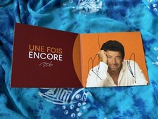 Album Dédicacé Autograph Patrick Bruel Une fois encore - 5 Titres