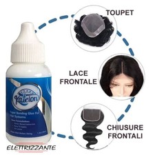 COLLA  PROTESI PATCH CAPILLARE ADESIVO PARRUCCA 1.3oz 38ml AD ACQUA TRASPARENTE