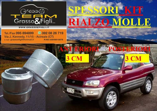 Spessori molle rialzo - spessori, toyota