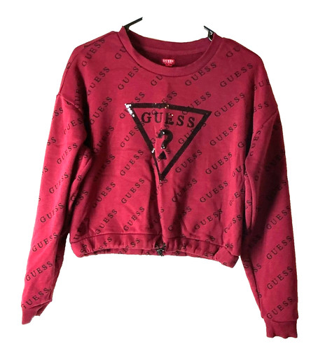 Maglione pullover guess rosso - maglione,
