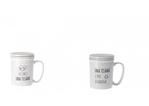 Tisaniera ceramica con - tisaniera, in