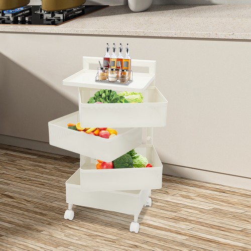 Carrello portaoggetti girevole - portaoggetti,