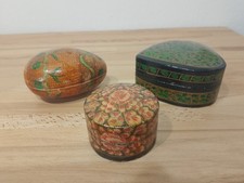 Scatole Indiane Kashmir Decorate A Mano