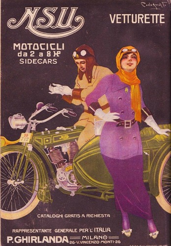 Pubblicita 1914 nsu moto - 1914,