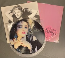 MADONNA THE FIRST ALBUM LP VINYL PICTURE DISC JAPAN 1987 LIMITED ED. EX NM EX