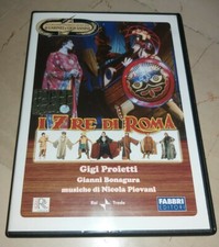 DVD I 7 RE DI ROMA CON GIGI PROIETTI MUSICHE DI NICOLA PIOVANI GARINEI E GIOVANN