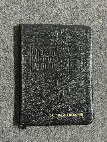 Christian minister manual - christian, minister's