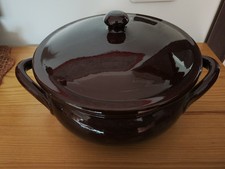 Pentola Terracotta Calabra con coperchio Anni' 60