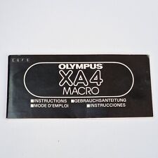 Olympus XA4 Macro Camera
