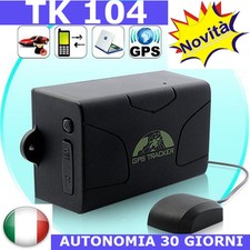 LOCALIZZATORE SATTELLITARE GPS TRACKER TK 104 MAGNETICO AUTONOMIA 30 GIORNI
