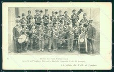 Napoli Pompei Valle di Saluto da Musica Figli Carcerati cartolina MX1412