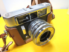 Voigtlander Dynamatic II fotocamera Lanthar obiettivo 2,8/50 Germania Ovest custodia in pelle