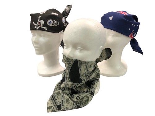 Bandane cotone teschi pirata - 3,
