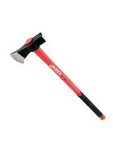 Mazza Ascia Spaccalegna in Acciaio con Manico Accetta Scure per Taglia Legna 3Kg