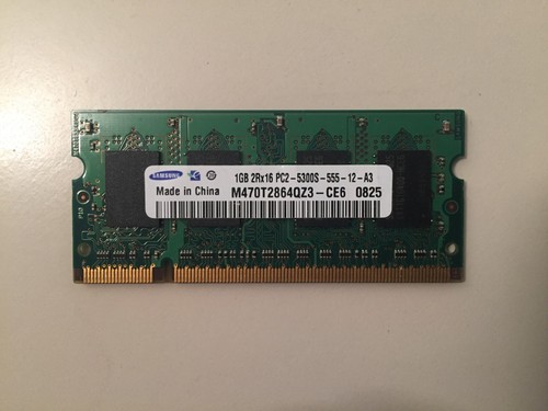 Ram sodimm 1gb ddr2 667mhz