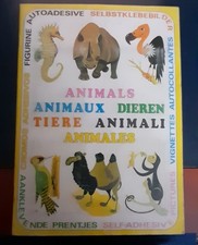 ALBUM DI FIGURINE - EDIZIONI PANINI - ANIMALI - COMPLETO - OTTIMO