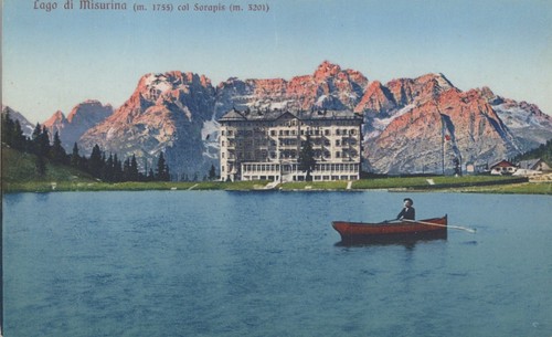 Cartolina lago misurina - ,