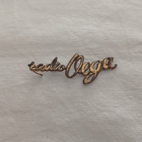 Targhetta originale radio vega - targhetta,