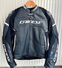 AIRBAG LEATHER JACKET Dainese Racing 3 D-Air SIZE 42 giacca airbag pelle TOP!