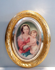 Bomboniera Icona Quadro in Argento Madonna con Gesù Bambino 27 x 22. Ag 925, 3 g
