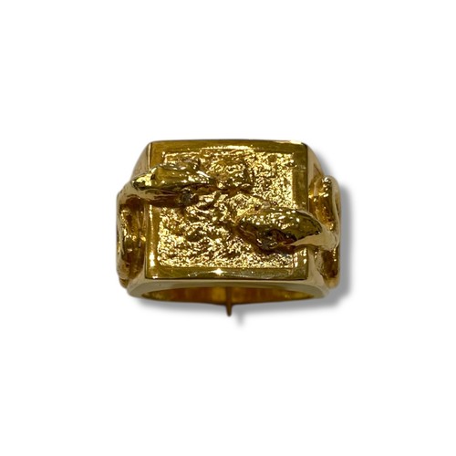 Anello uomo con serpenti in - anello,