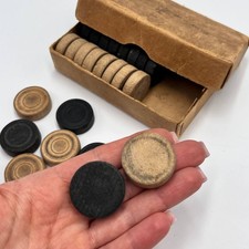 Set dama in legno fatte a mano