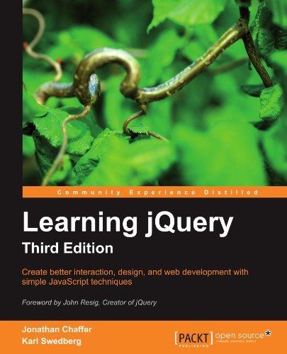 Learning jquery third edition - jquery,,