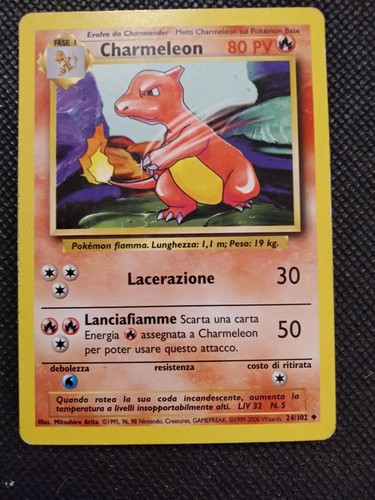 Pokemon charmeleon set base - pokemon,