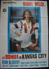 manifesto 4FG  LA BOMBA DI KANSAS CITY RAQUEL WELCH KEVIN McCARTHY ROLLER DERBY