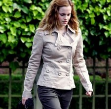 H&M Tan Double Breasted Jacket ASO Hermione Granger