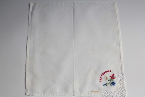 Fazzoletto ricamato cotone les - fazzoletto,