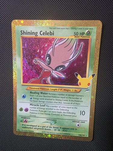 Shining celebi bordo - shining, oro