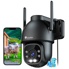 3G/4G LTE Telecamera con Sim Esterno 360° PTZ IP Videocamera Sorveglianza