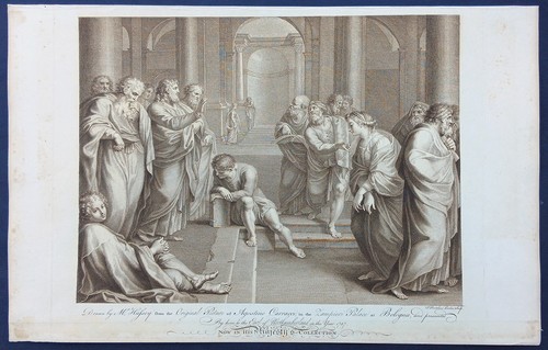 Bartolozzi carracci gesù - carracci,