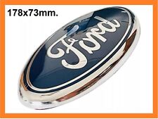 STEMMA PER FORD FIESTA CUGA FOCUS ECOSPORT PUMA LOGO IN LEGA PIATTO CON ADESIVO