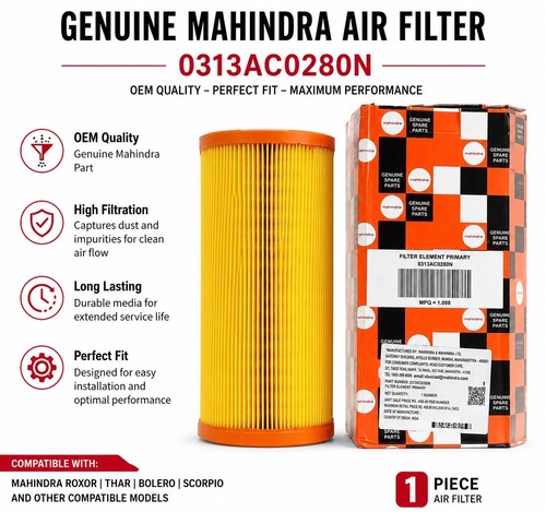 Filtro aria originale mahindra - filtro,