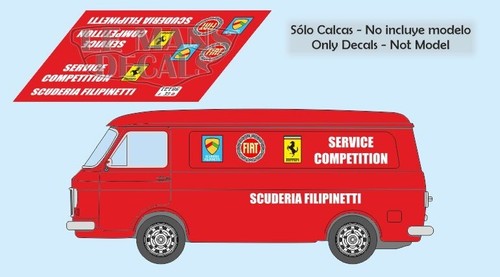 Decals fiat 238 - fiat, transporter