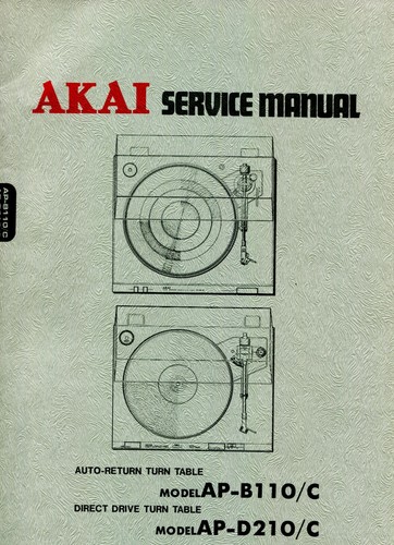 Manuale servizio giradischi - di,