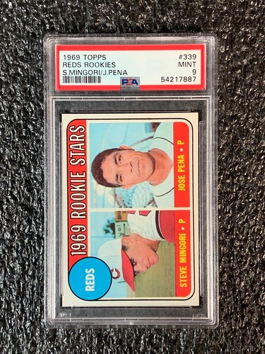1969 topps baseball - #339, red
