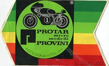 STICKER ADESIVO,ANNI 70,PROTAR,MICRO MODELLI,PROVINI,BOLOGNA,MOTO,MOTORCYCLE