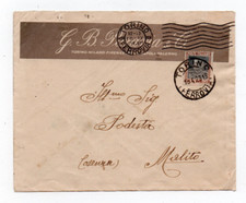 LETTERA BUSTA PUBBLICITARIA 1923 PARAVIA  TORINO