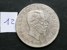 MONETA REGNO 5 LIRE 1875