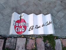 Cartone Pubblicitario Vintage Ripiegabile Havana Club Rom De Cuba , Rum